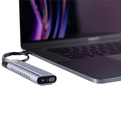 UPTab USB-C 3.2 Gen 2 to M.2 PCI Express (PCIe) NVMe SSD  (10Gbps) Thunderbolt 3 Compatible - with Thunderbolt Computer
